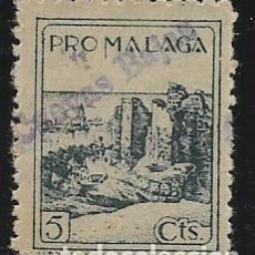 Selos: CUEVAS BAJAS- MALAGA.- SOBRECARGA EN SELLO PRO MALAGA,- VER FOTO. Lote 347813948