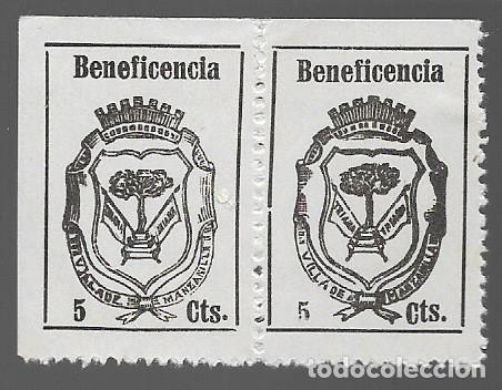 Briefmarken: MANZANILLA- HUELVA-VARIEDAD- CIFRA JUNTO AL ESCUDO Y SEPARADA-BENEFICENCIA-VER FOTO