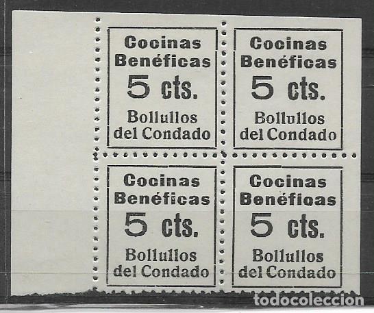 Briefmarken: BOLLULLOS...-HUELVA- BLOQUE DE 4 SELLOS DE 5 CTS.- - VER FOTO