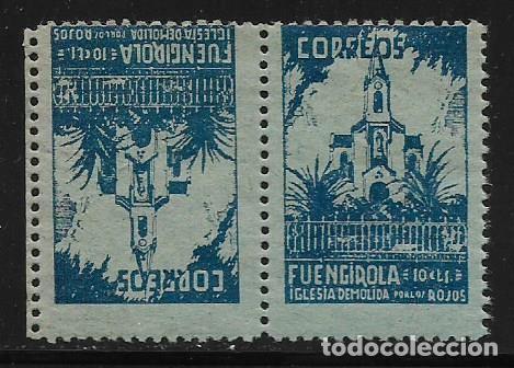 Briefmarken: FUEGIROLA-MALAGA- 5 CTS,- PAREJA CAPICUA--PAPEL DE COLORES.--VER FOTOS