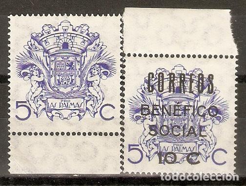 Briefmarken: LAS PALMAS 2 DIFERENTES NUEVO SIN FIJASELLOS