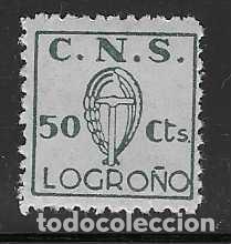 Stamps: LOGRO&Ntilde;A, 50 CTS.-C.N.S. VER FOTO