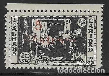 Stamps: ALHAMA, 20 CTS,- SOBRECARGA.- 5 CTS. CARIDAD, VER FOTO