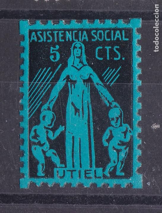 Briefmarken: BB8-Guerra Civil Local Asistencia Social UTIEL ** Sin Fijasellos .LUJO