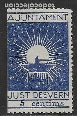 Briefmarken: JUST DESVERN.- 5 CTS. VER FOTO