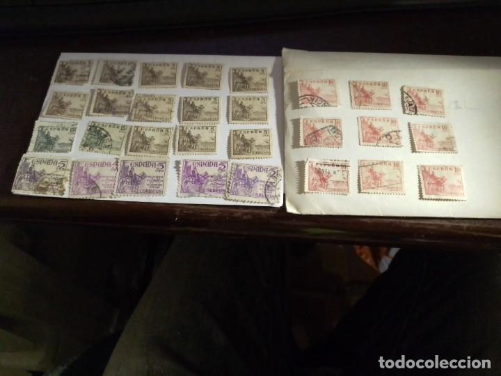 Stamps: Sellos Cid valor 5, 10, 15 cts, 29 unidades