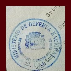 Sellos: ESPIONAJE GUERRA CIVIL. SERVICIO INTELIGENCIA REPÚBLICA (S.I.M) 1938. Lote 363302770