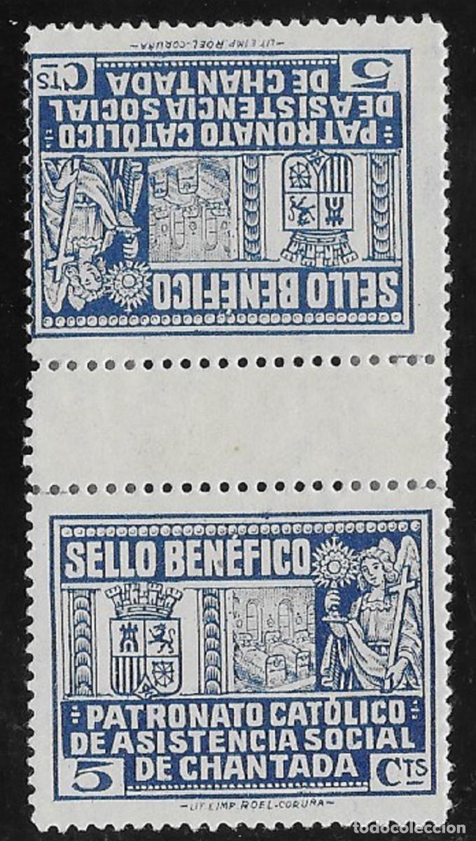 Sellos: CHANTADA ( LUGO) SOFIMA 1 PI* 5 CTS AZUL &rdquo; CHANTADA&rdquo; - Foto 1