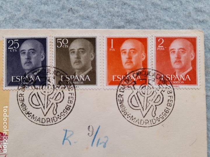 Sellos: Sobre Circulado General&iacute;simo Franco - Foto 2