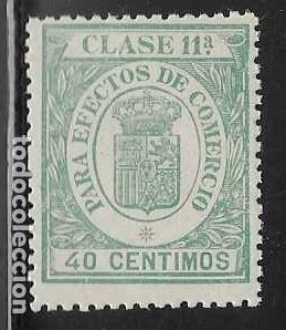 Briefmarken: FISCAL. 40 CTS.-PARA EFECTO DE COMERCIO- NUEVO CON GOMA SIN CHARNELAS- VER FOTO