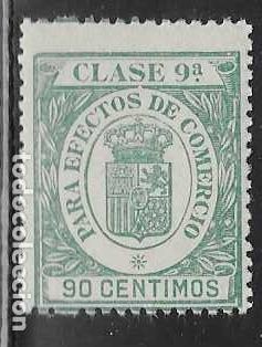 Briefmarken: FISCAL. 90 CTS.-PARA EFECTO DE COMERCIO- NUEVO CON GOMA SIN CHARNELAS- VER FOTO