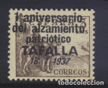 Briefmarken: S-7774- PATRI&Oacute;TICO. 1&ordm; ANIVERSARIO DEL ALZAMIENTO PATRIOTICO. TAFALLA 18-7-37