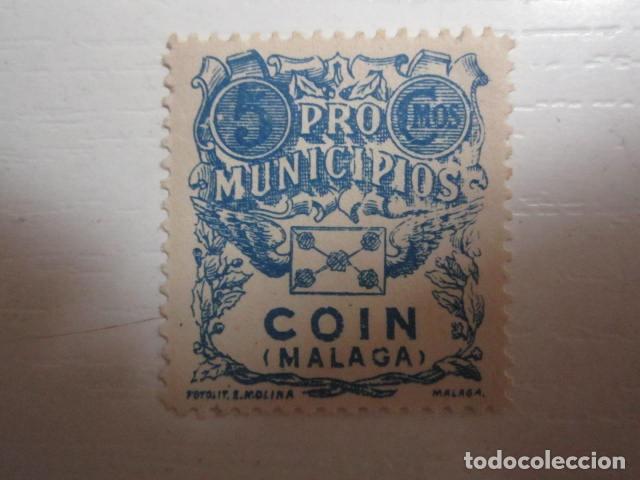 Briefmarken: SELLO BENEFICO GUERRA CIVIL NUEVO PRO MUNICIPIOS COIN (MALAGA)