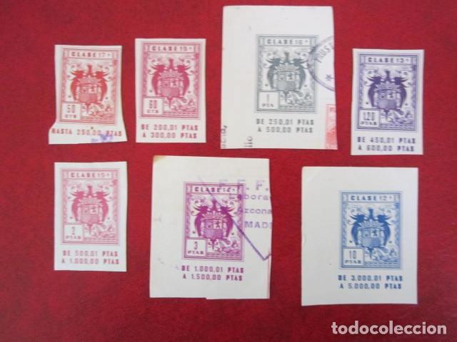 Timbres: LOTE DE 7 POLIZAS DE LETRAS DE CAMBIO
