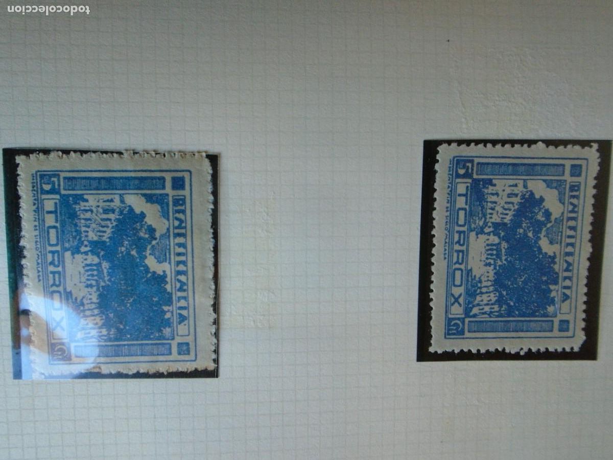 Stamps: (VI-251)LOTE DE 2 VI&Ntilde;ETAS DE TORROX BENEFICENCIA