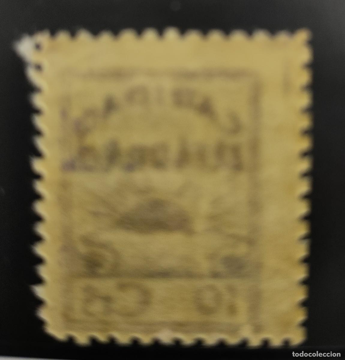 Sellos: ZAFARRAYA ( GRANADA). EDIFIL 3 *. 10 LILA CARIDAD. - Foto 2