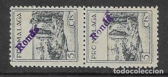 Briefmarken: MALAGA.- SOBRECARGA --RONDA- 2 TIPOS- 5 CTS. - VER FOTO