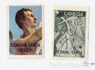 Sellos: HELLIN / UBEDA - SEMANA SANTA - Foto 1