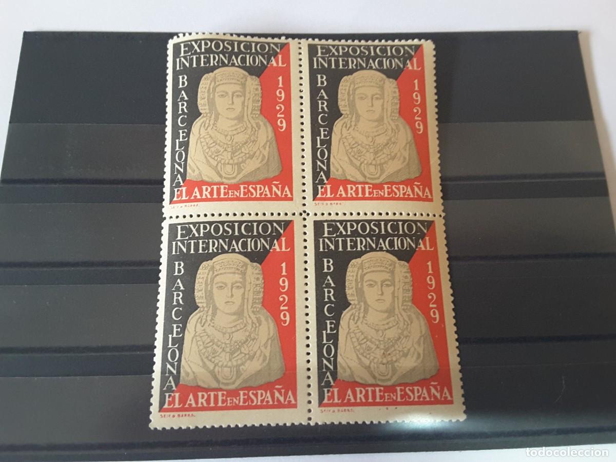 Sellos: Vi&ntilde;etas Dama de Elche - Foto 1