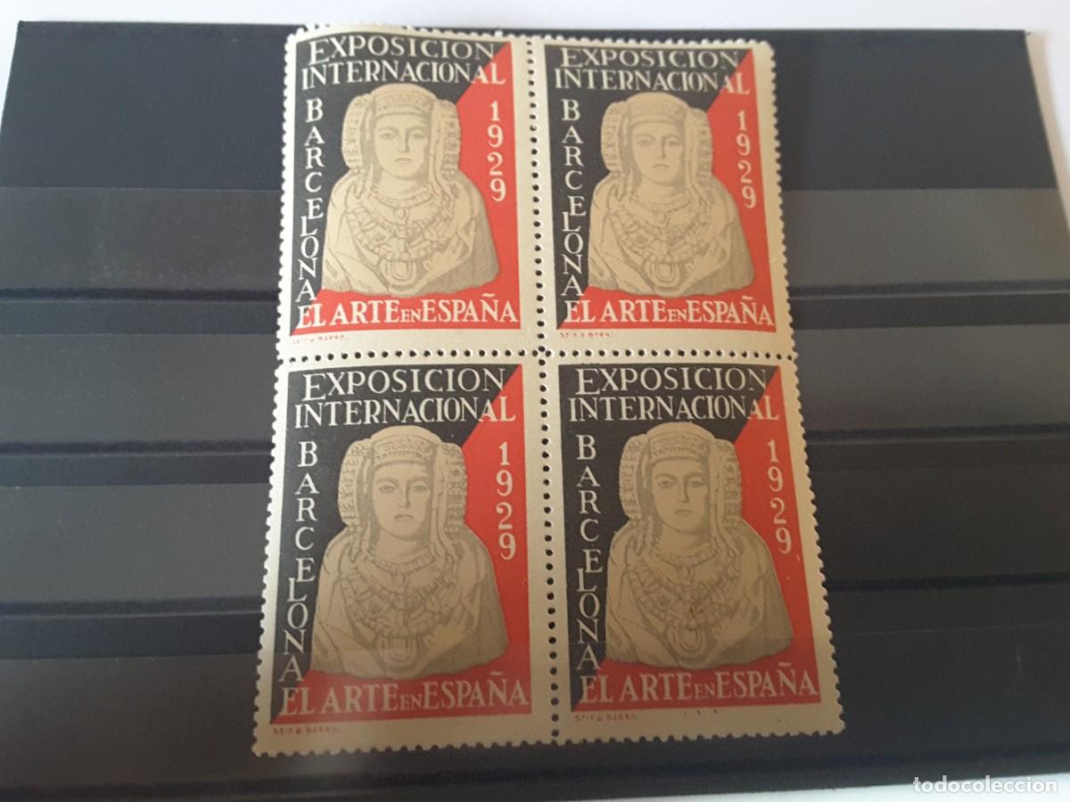 Sellos: Vi&ntilde;etas Dama de Elche - Foto 1
