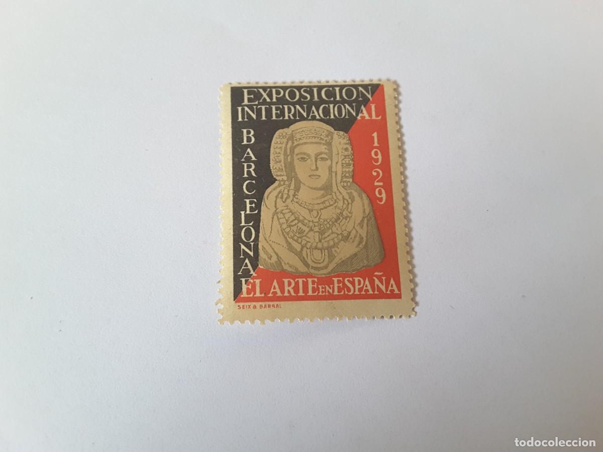 Sellos: Vi&ntilde;etas Dama de Elche - Foto 1
