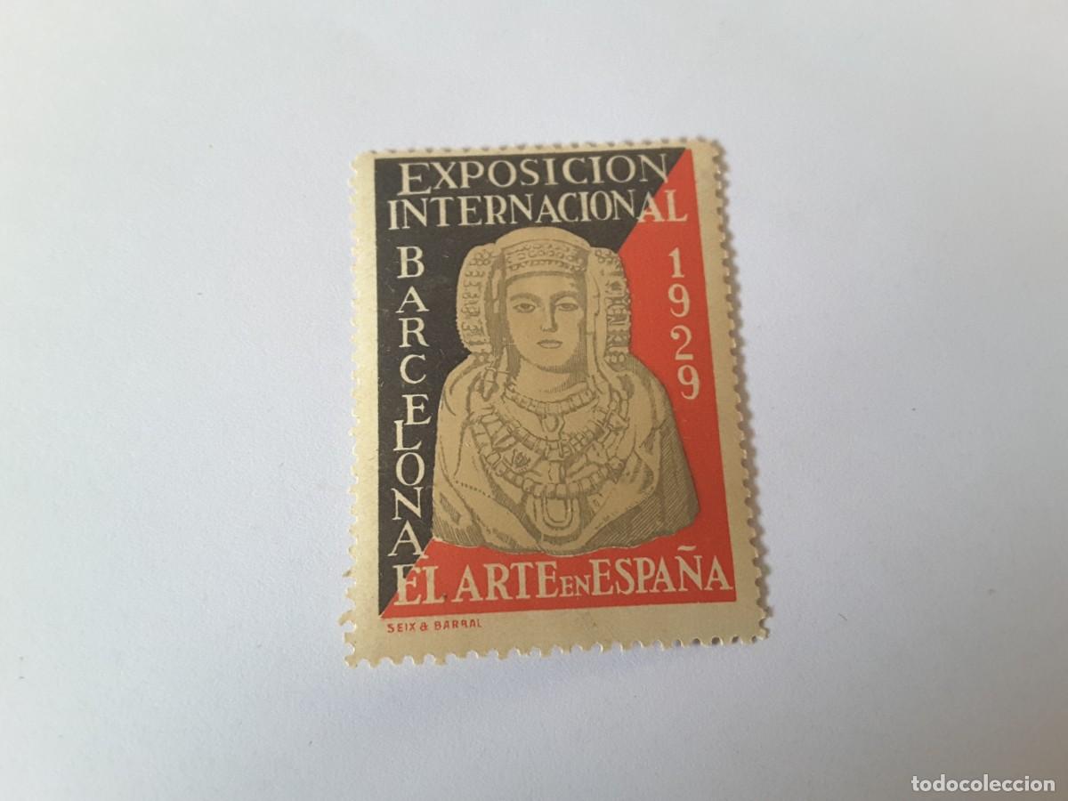 Sellos: Vi&ntilde;etas Dama de Elche - Foto 1