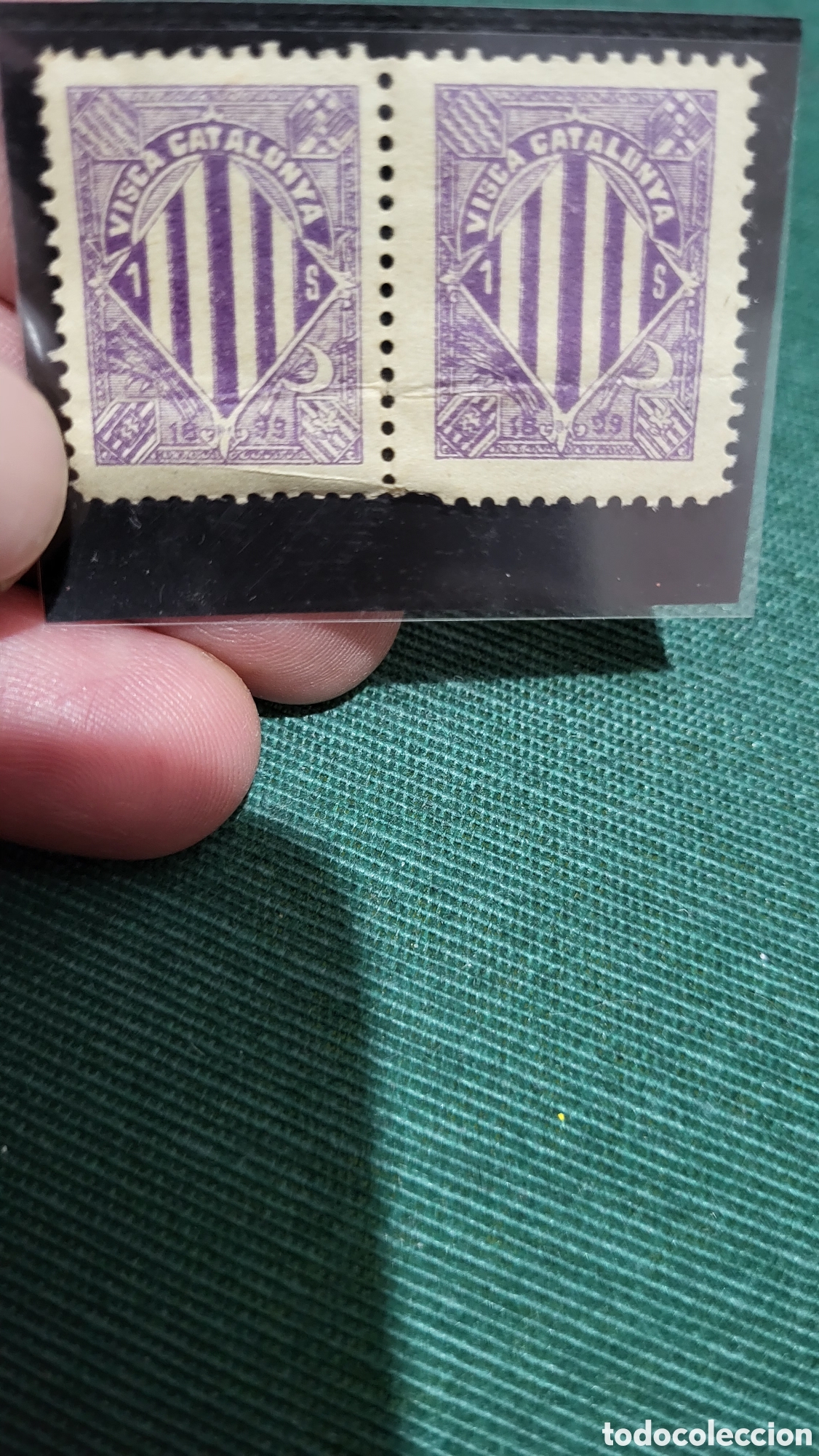 Sellos: Vi&ntilde;etas Visca Catalu&ntilde;a 1899 - Foto 1