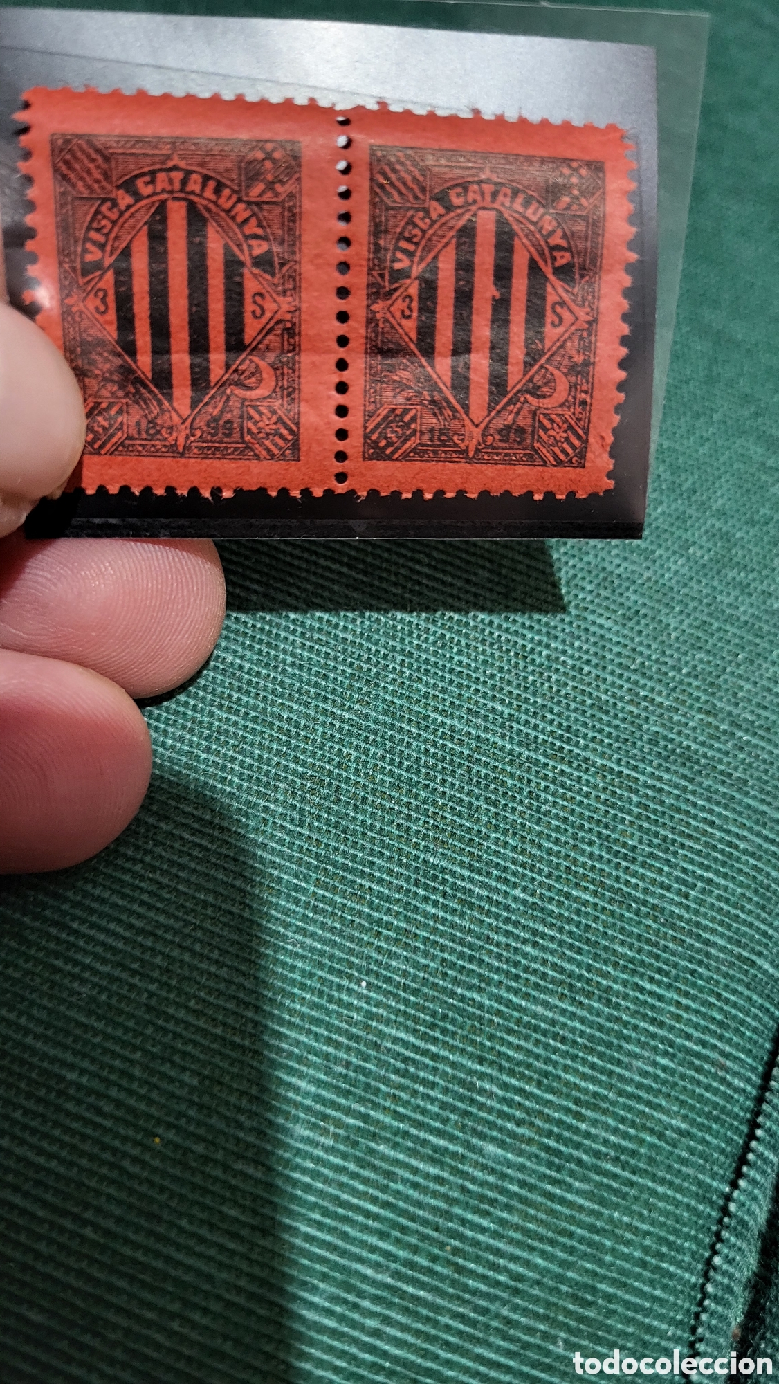 Sellos: Vi&ntilde;etas Visca Catalu&ntilde;a 1899 - Foto 1