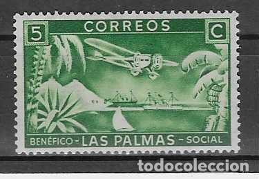 Timbres: LAS PALMAS- 5 CTS--CORREOS-SIN TACHADURA- - VER FOTO