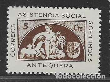 Timbres: ANTEQUERA-MALAGA- 5 CTS-ASISTENCIA SOCIAL- VER FOTO