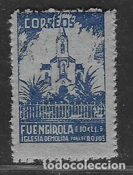Stamps: FUENGIROLA-MALAGA- 5 CTS,- IGLESIA DEMOLIDA POR LOS ROJOS- VER FOTO