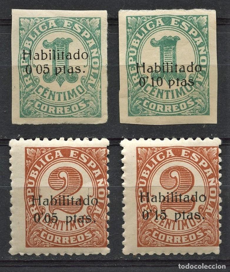 Briefmarken: GUERRA CIVIL, SELLOS, HABILITADOS, EMISI&Oacute;N LOCAL BALEARES, 1937, SERIE