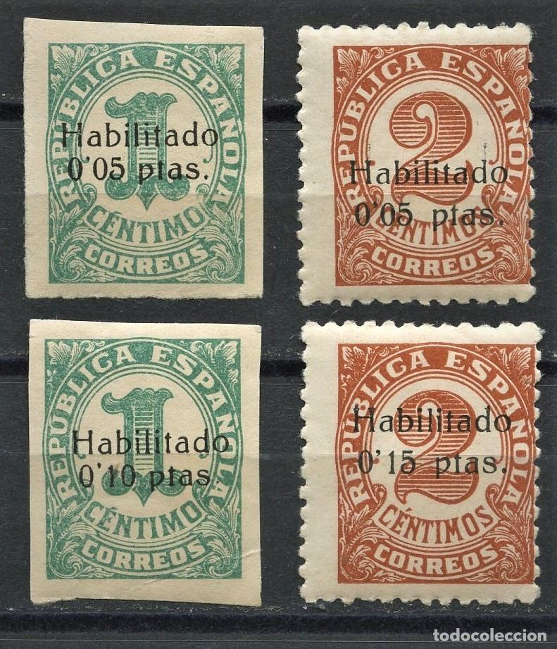 Briefmarken: GUERRA CIVIL, SELLOS, HABILITADOS, EMISI&Oacute;N LOCAL BALEARES, 1937, SERIE