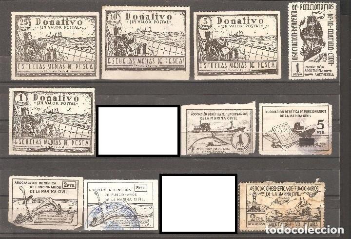 Briefmarken: MAGNIFICA SERIE DE 10 VALORES MARINA
