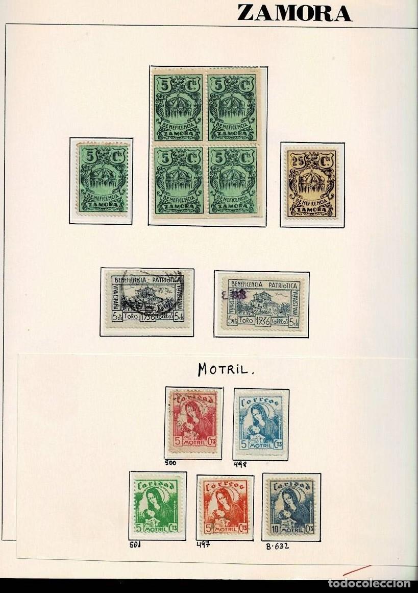 Timbres: Album-71-HOJA19 Guerra Civil ZAMORA. VER