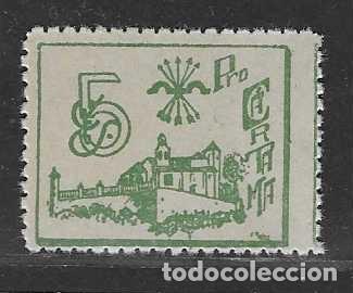 Timbres: CARTAMA-MALAGA- 5 CTS.-VERDE-- PRO CARTAMA- VER FOTO