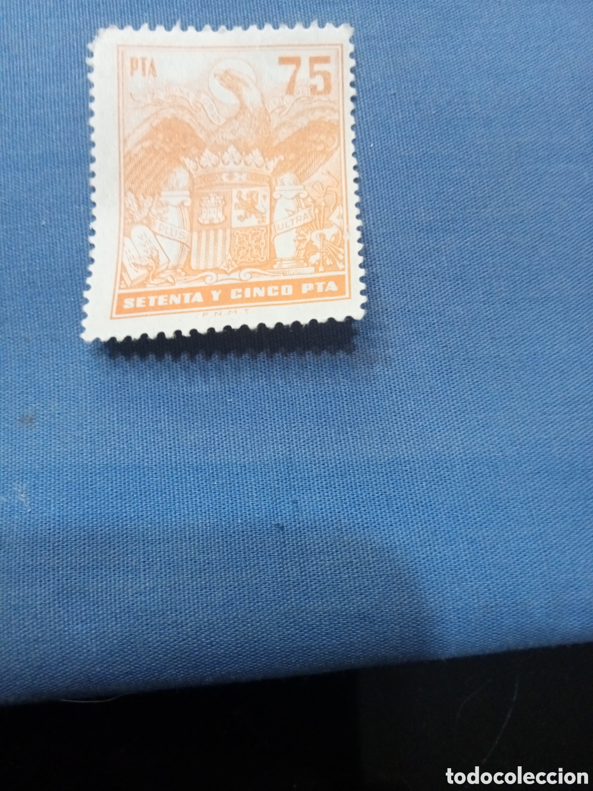 Sellos: sello 75 pta naranja usado - Foto 1