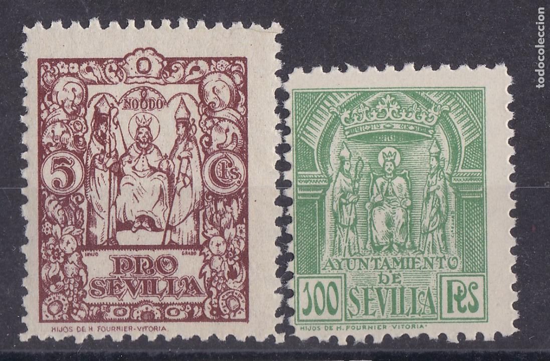 Selos: BB18-FISCALES Locales Ayuntamiento SEVILLA 100 Ptas + Local Pro Sevilla ** Sin Fijasellos. LUJO