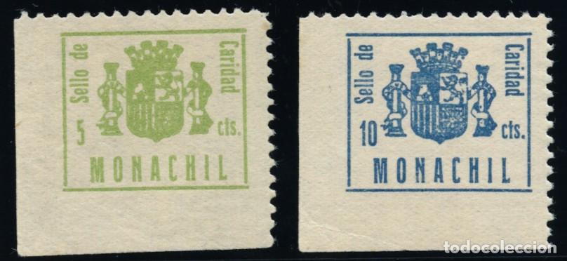 Sellos: Monachil. 5 y 10 Cts. - Foto 1
