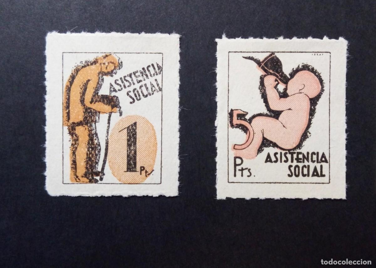 Briefmarken: ESPA&Ntilde;A. A&Ntilde;O 1937. ASISTENCIA SOCIAL.