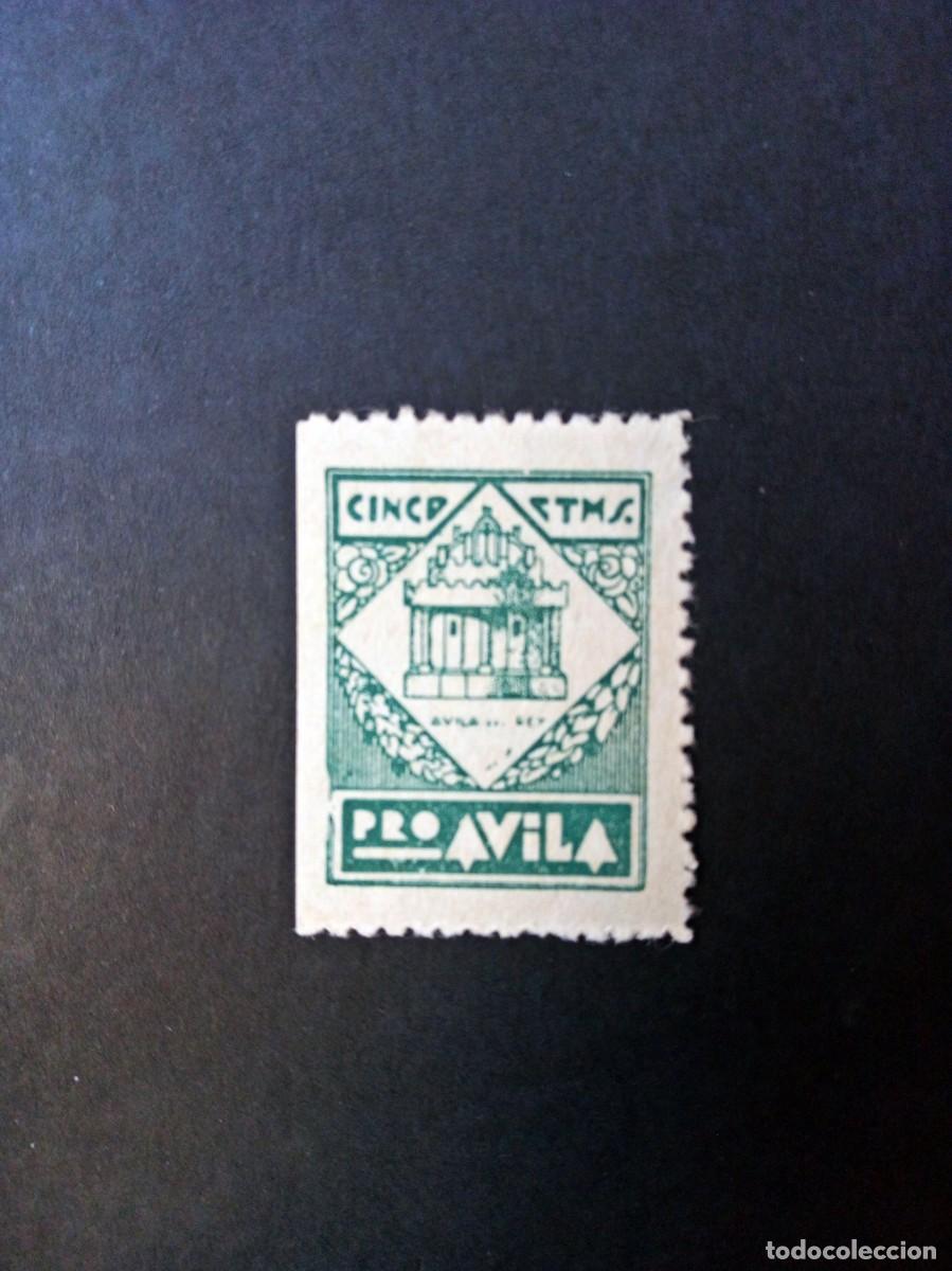 Sellos: ESPA&Ntilde;A.A&Ntilde;O 1937. AVILA. - Foto 1