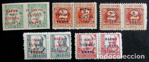 Timbres: EDIFIL 11 hphi Muy bonita pareja sobrecarga capicua.