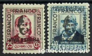 Briefmarken: EDIFIL NE 1/2 Muy bonitos y muy raros, no emitidos.