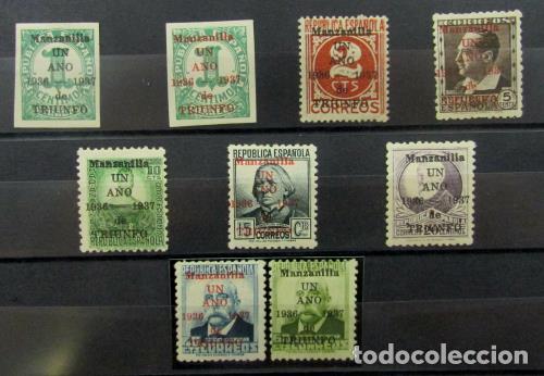 Selos: EDIFIL 01-9 Muy bonita serie, muy rara , certificado CEM.