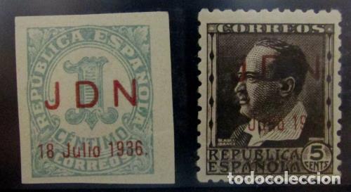 Briefmarken: EDIFIL 1 hcc-4 Sobrecarga roja.