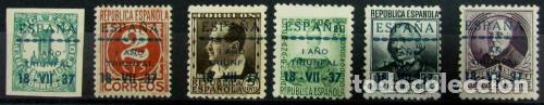 Briefmarken: EDIFIL 19 /24 Bonita serie, rara.