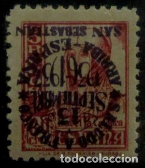Briefmarken: EDIFIL 46 hi Muy bonito sobrecarga invertida.