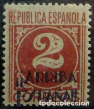Briefmarken: EDIFIL 5 hz Preciosa con sobrecarga desplazada y sin 1936.;