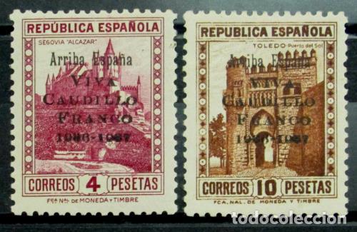 Timbres: EDIFIL NE 1/2 4P y 10P no expedidas rarisimas con certificado Graus.