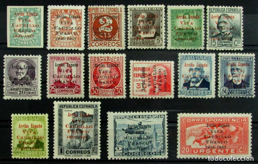 Timbres: EDIFIL 1-16 Preciosa serie, rarisima certificado CEM.